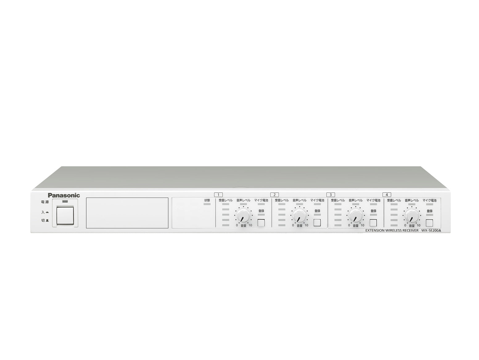 WX-SR204A】Panasonic（パナソニック）1.9GHz帯デジタルワイヤレス受信 
