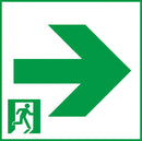 【FK10017】パナソニック(Panasonic) 適合表示板　避難口誘導灯用・C級（10形）片面用